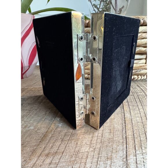 Restoration Hardware Silver Hinged Frame New Display Condition Double Frame - Picture 4 of 7